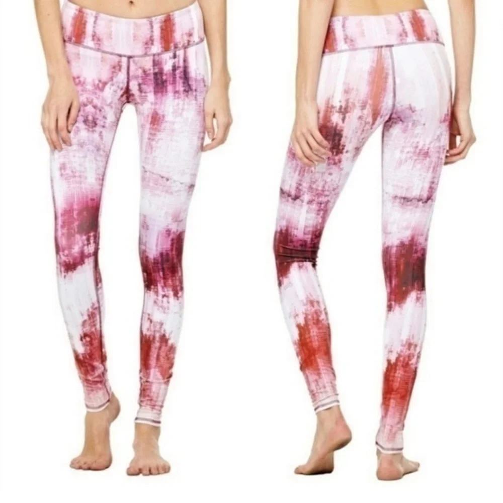 Alo Yoga Airbrush Leggings in Desert Sunset